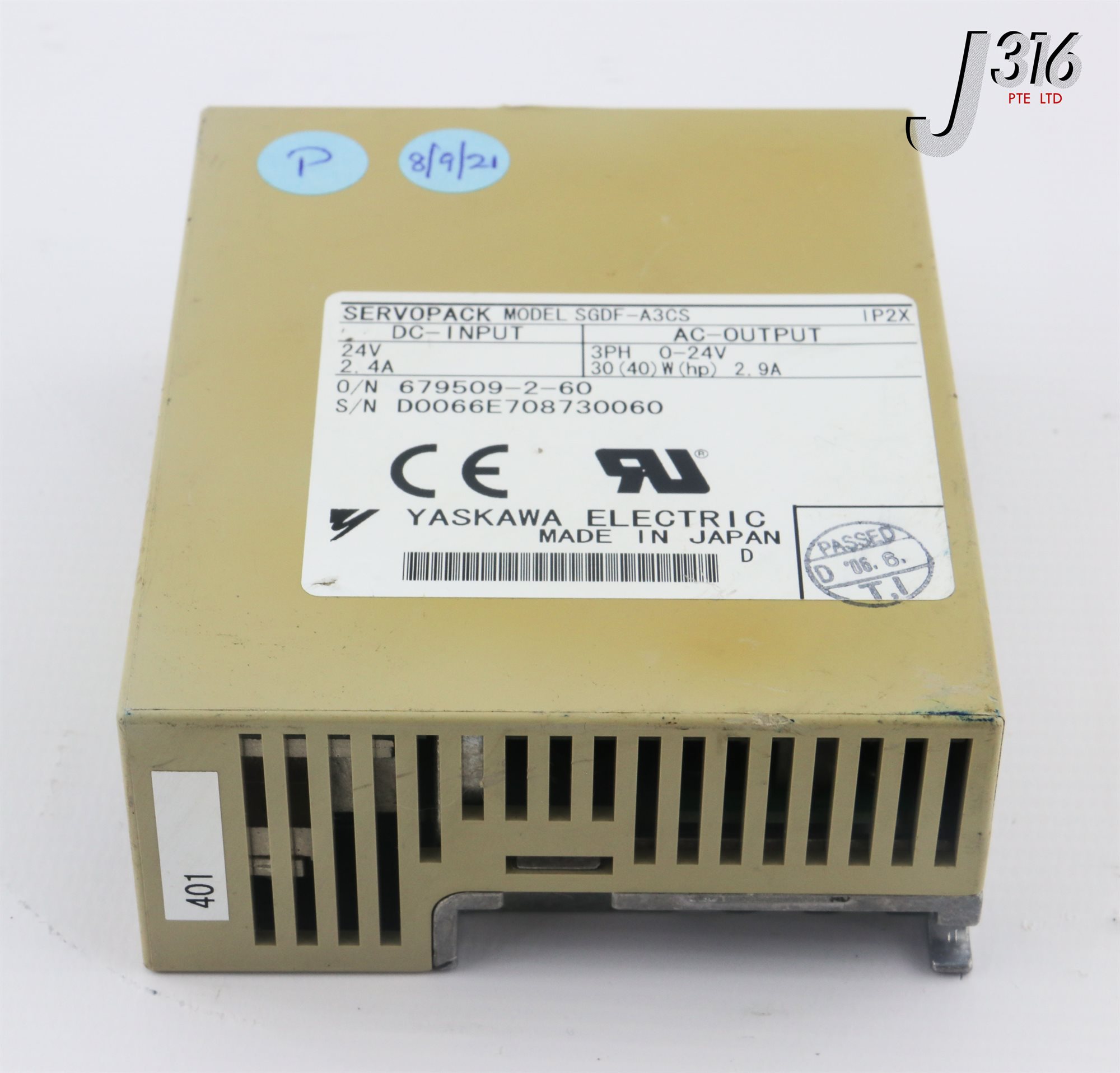 専用③ 26217 YASKAWA SERVOPACK SGDF-A3CS | eBay